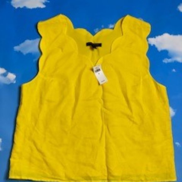 Yellow Tank Blouse - Picture 1 of 1